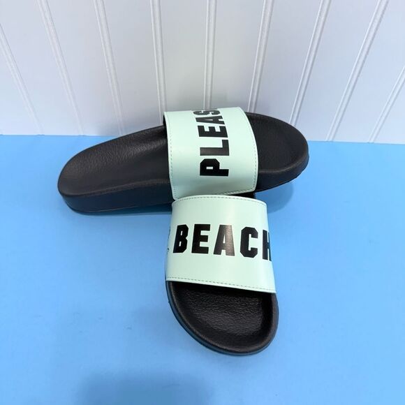 Beach Please Women’s Mint Slide Sandals Size M 7 - Picture 10 of 15